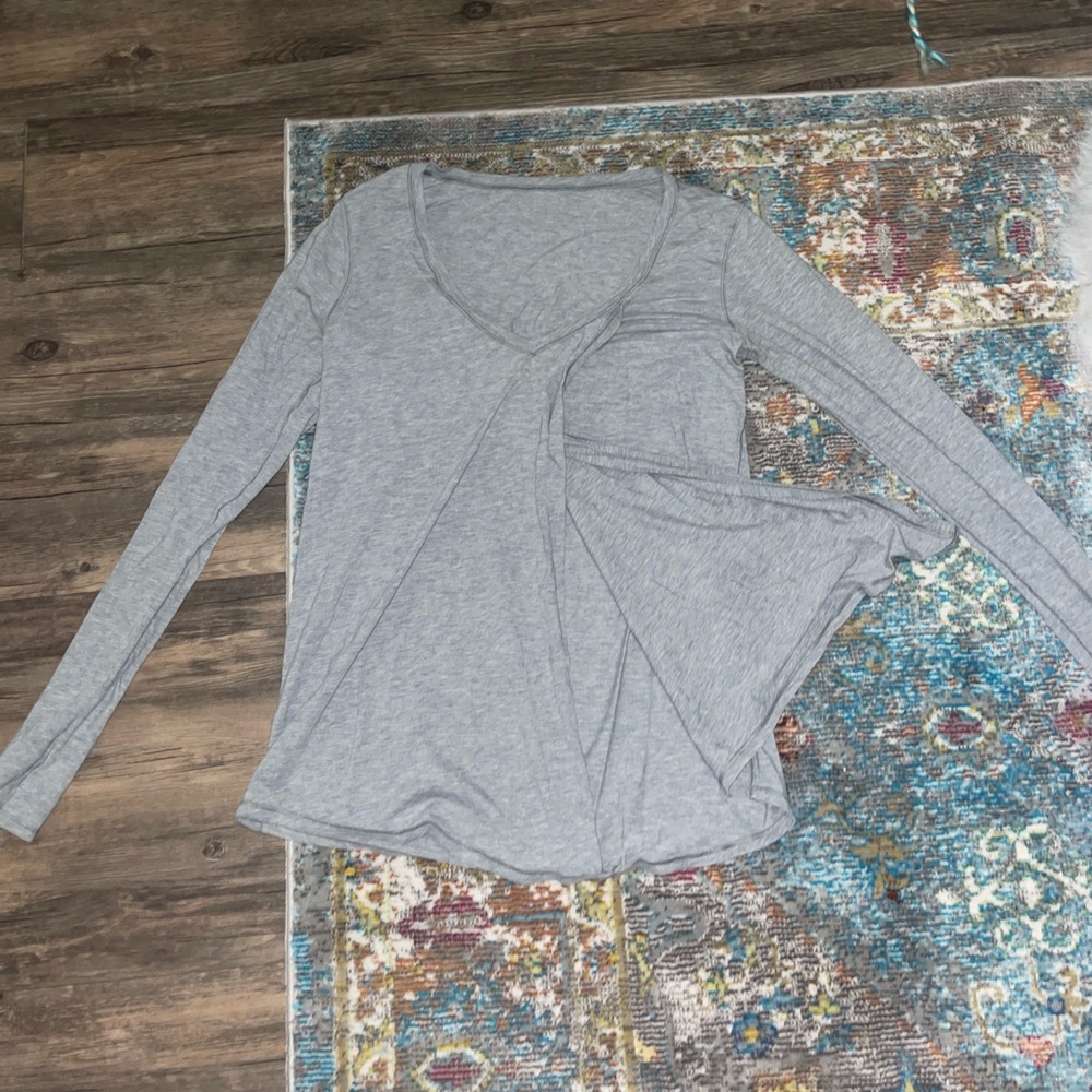 Long sleeve front tie Lululemon top
